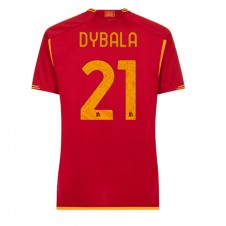 AS Roma Paulo Dybala #21 Hemmatröja Dam 2023-24 Korta ärmar